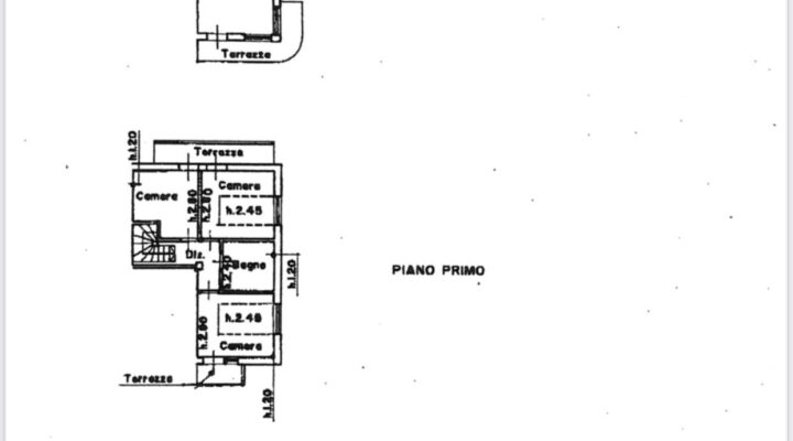 RIF.303-S vendesi casa singola a Sappada planimetria 1