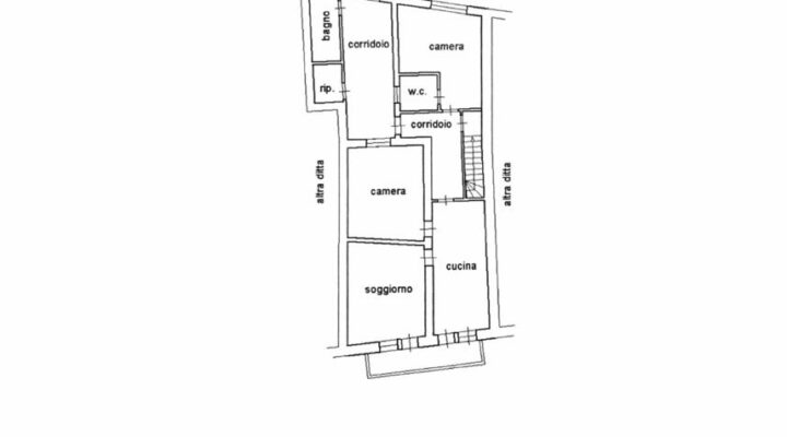 RIF.418-S Appartamenti e magazzini a Costalissoio planimetria 1
