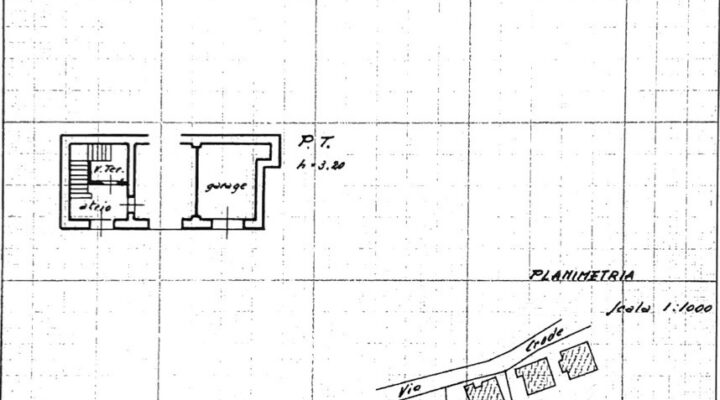Rif. 781-S casa singola su 5 livelli a Casamazzagno planimetria 1