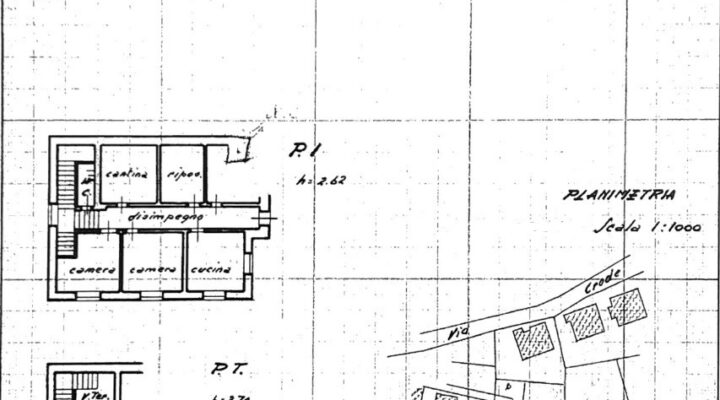 Rif. 781-S casa singola su 5 livelli a Casamazzagno planimetria 2