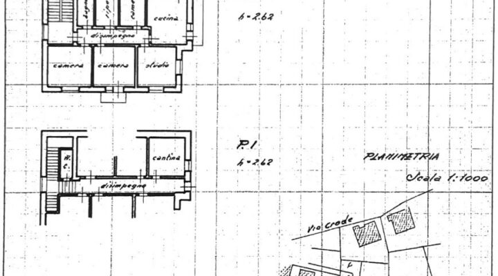Rif. 781-S casa singola su 5 livelli a Casamazzagno planimetria 3