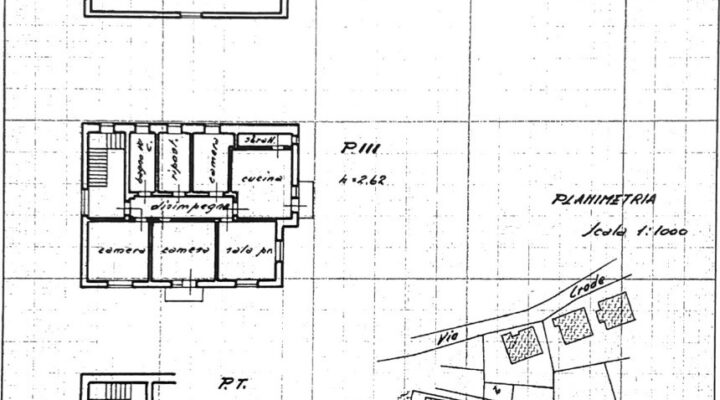 Rif. 781-S casa singola su 5 livelli a Casamazzagno planimetria 4